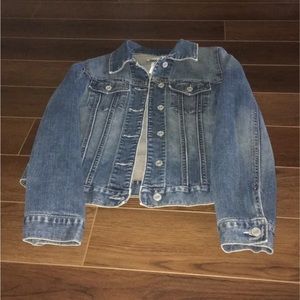 Gap darker washed jean jacket